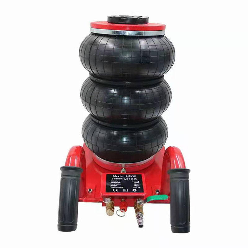 Altertool Manufacture New Type 3 Ton Portable Lift Jack Car Pneumatic Inflatable Air Bag Car Jack Lift with Triple Air Bag"
