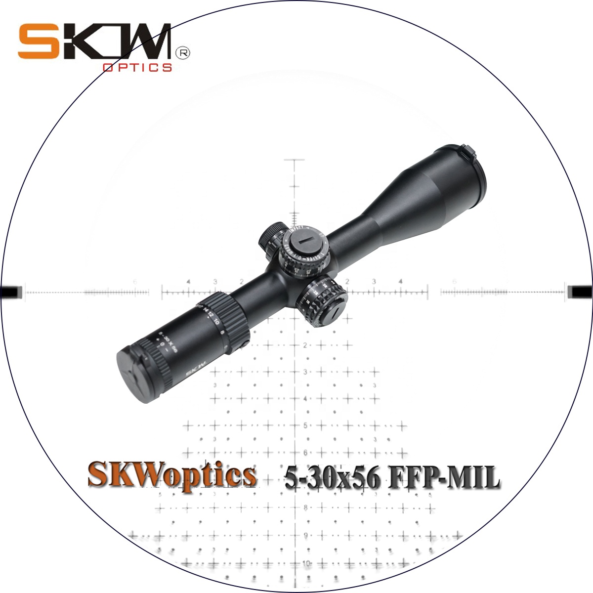 Skwoptics 5-30x56 FFP -MIL-B 0,05 Mil нажмите сетка Heavy duty первое фокусное расстояние охотничий прицел