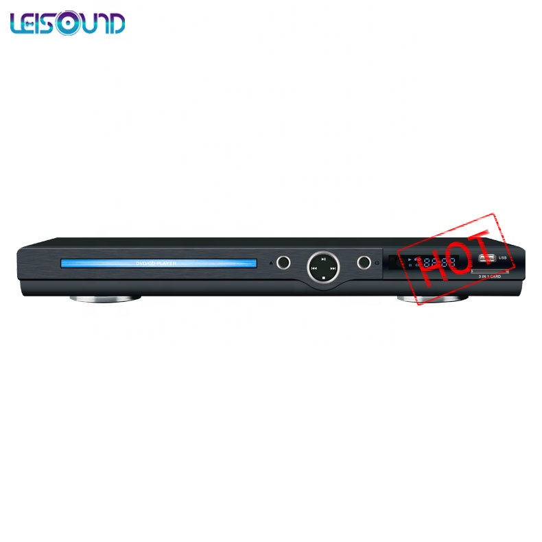 LEISOUND Portable MTK solution Home HDMI DVD Player karaoke player with Remote control