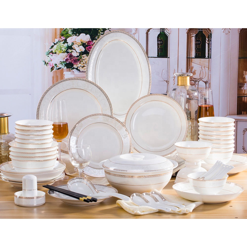 Bone China 2021, новый дизайн, ресторанная семейная домашняя посуда, керамический столовый сервиз, столовая посуда, керамическая посуда