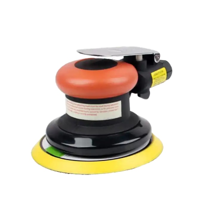 5115 Series 5 Inch Pneumatic Tools Mini Air Orbital Sander Plastic Steel Shell 125 MM Pneumatic Grinding Machine Air Disc Sander