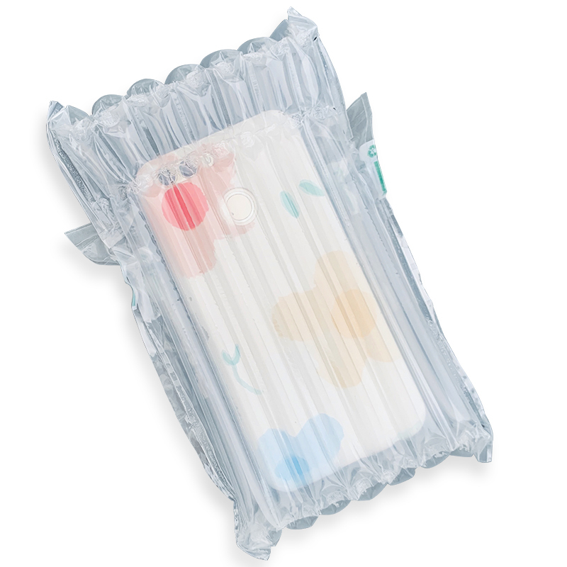2023 New Recyclable Inflatable Cellphone Case Packaging Bag Bubble Mailer Wrap Air Column Cushion Bag For Mobile Phone