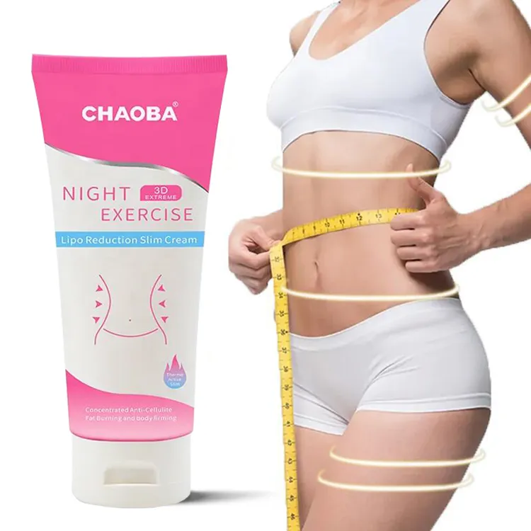 OEM Korea Flat Tummy Hot Sweating Fat Burning Gel Belly Lipo Hip Thigh Slimming Cream Cellulite Remover For Weight Loss