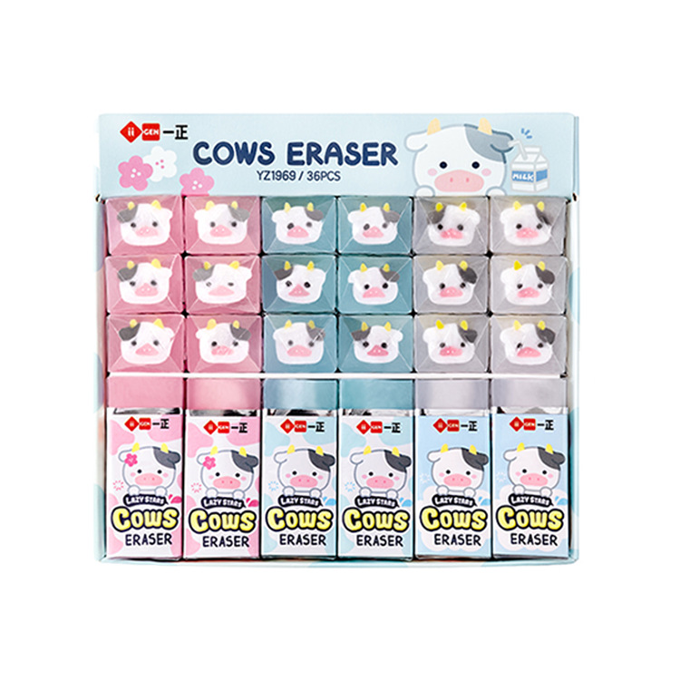 Sakura cartoon eraser Correct rubber clean pink and cute eraser for student stationery