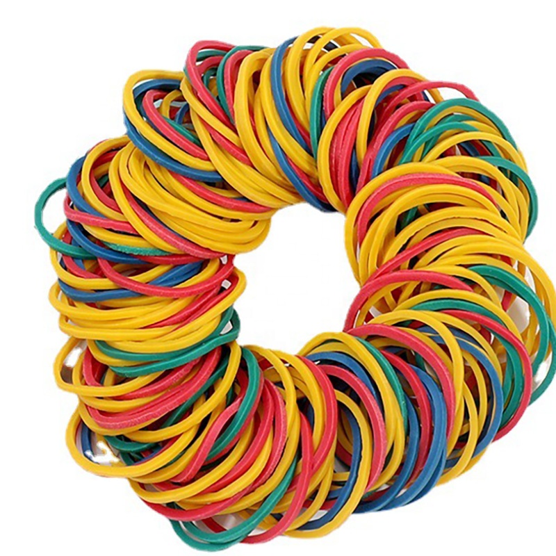 Loop Colorful Sturdy Stretchable Elastic Rubber Band 1/2 inch School Office Supplies Stationery