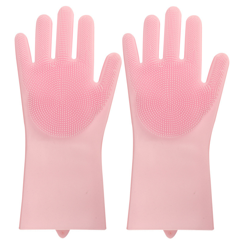 Factory Wholesale Plastic Silicone Multicolor Household Rubber Gloves, Hot Selling Kitchen Supplies China Rubber Gloves