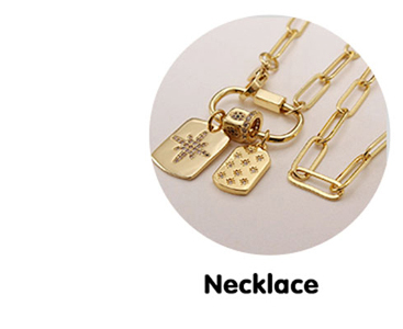 Fashion Cubic Zircon Jewelry Charm Cross/Eye/Lock Pendant Necklace 18K Gold Plated Chain Necklace Choker For Women Party Gift