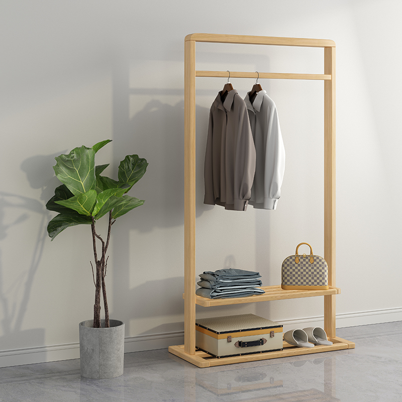 Nordic Coat Rack Modern Minimalist Style Living Room Home Bedroom Solid Wood Coat Rack CECR003