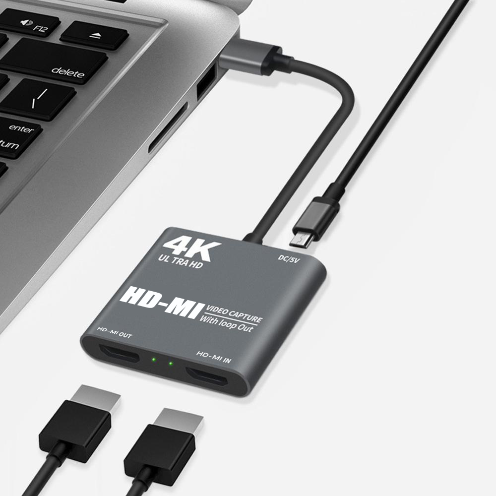 1080p 60fps потокового видео карта видеозахвата Usb3.0 Многофункциональный петли из вещания 4k Аудио-запись