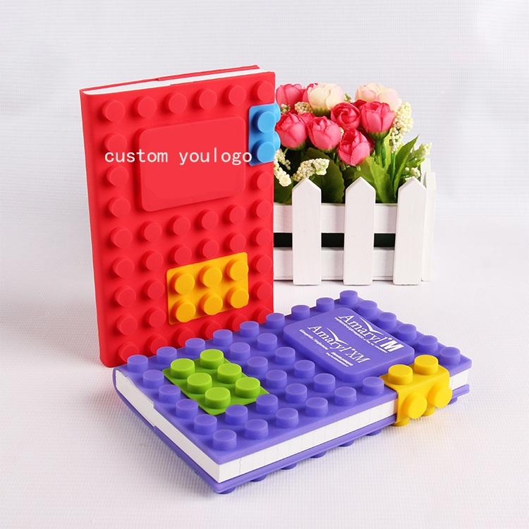 A5/A6/B5/A7 Creativity School Custom Cheap Journal And Diary Silicone Notebook Cuaderno With Soft Silicone Notebook Covers