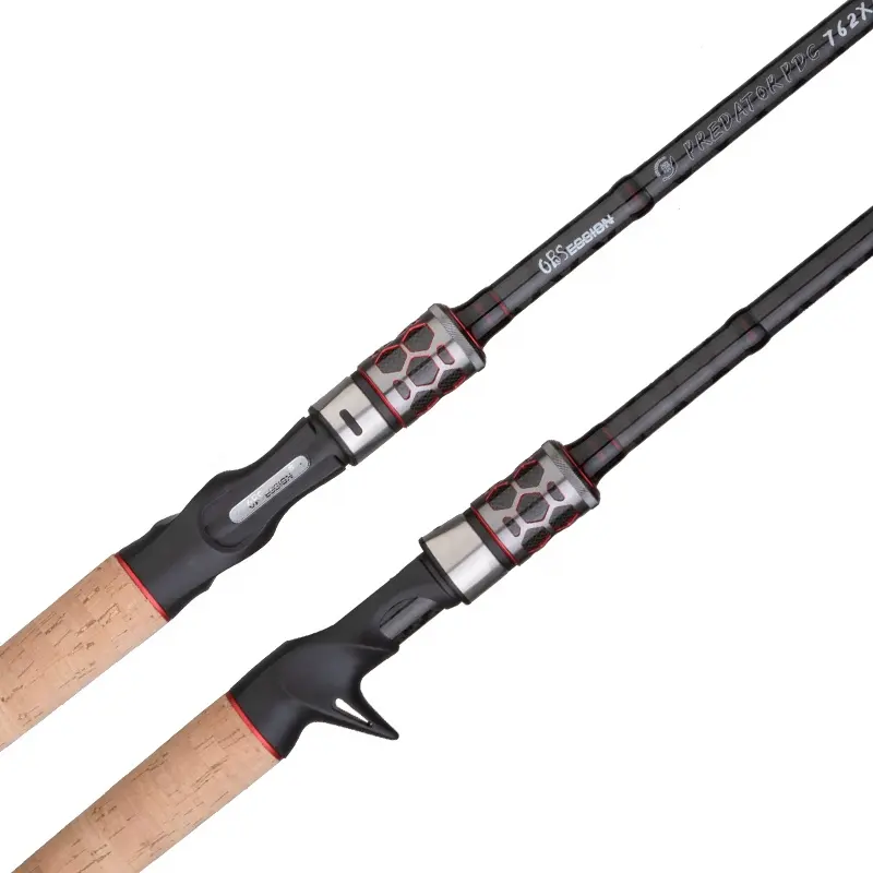 PREDATOR Casting Fishing Rods 205cm 228cm High Snakehead Casting Carbon Overhead Rod Catfish Rods Fishing Strong