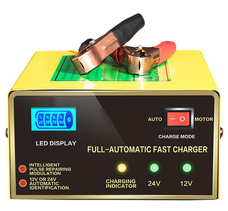 12V/24V 15A Automatic Smart Charging and Repairing Integrated Charger for Lead Acid Battery