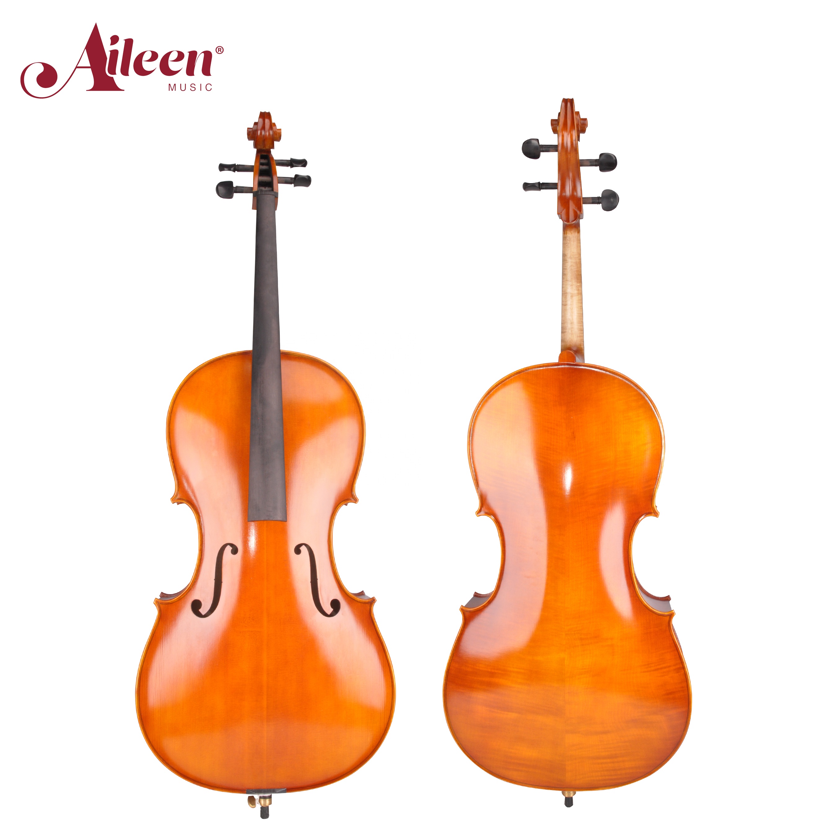 AileenMusic полностью резная лицевая ель Топ 4/4-1/8 усовершенствованная Виолончель (CH30Y)
