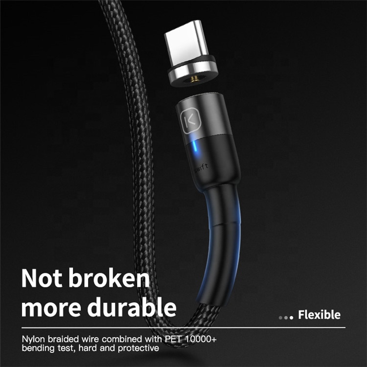 Kuulaa протектор 1M 2M 3M Usb кабель с микро-кабель Usb Type-C с функцией быстрой зарядки Плетеный Usb Крепкий Кабель 3,0 магнитное зарядное устройство магнитный кабель для телефона