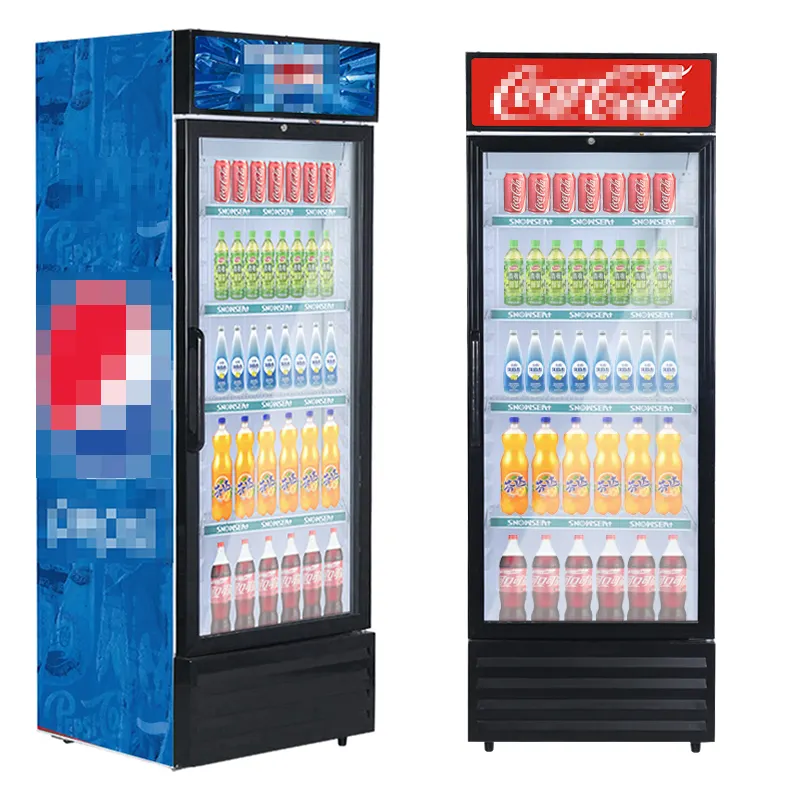 Factory direct Snowsea sale cheap showcase cooler display freezer commercial manufacturing wholesale display vertical showcase