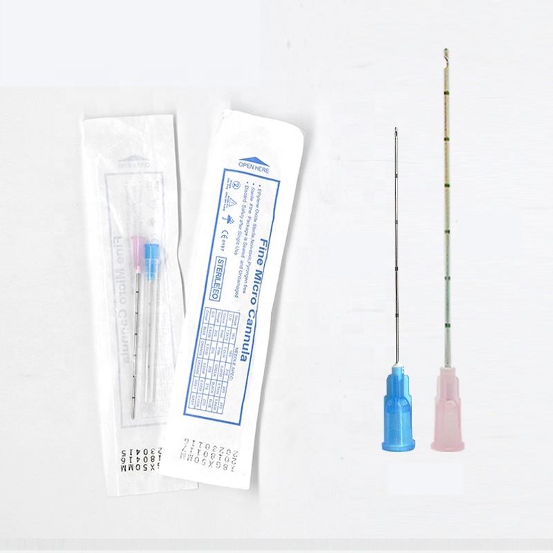 Пирсинг микро тупой cannula игла 27 г Г x 50 мм