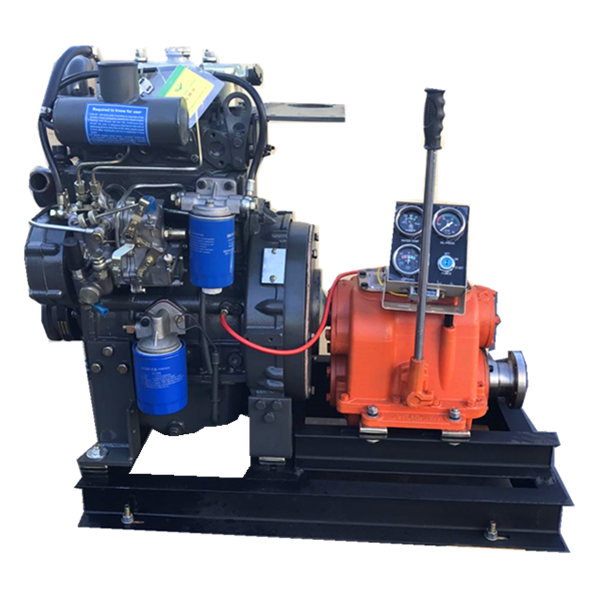Высокая скорость китайский 2 цилиндра 38hp 28kw дизель лодочный мотор с коробкой передач цена