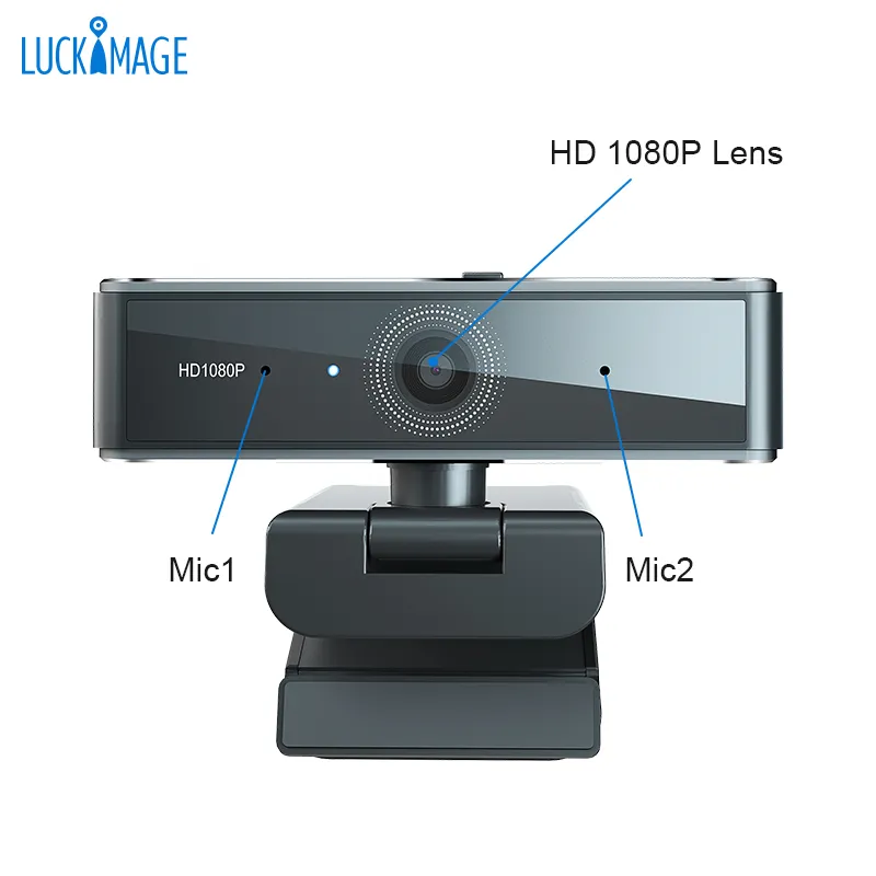 Luckimage camera for youtube video recording 1080p webcam pc web camera