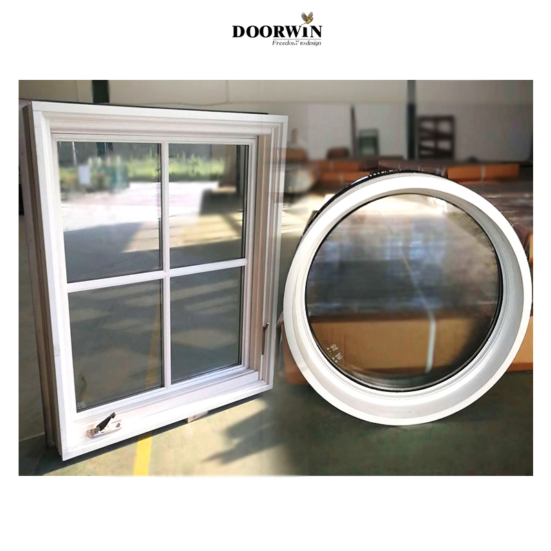 America brand hardware windproof sound proof rain proof impact resistance wood aluminum crank windows