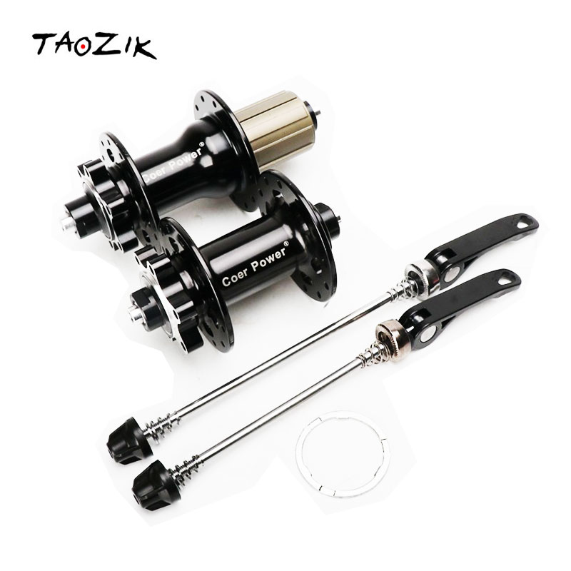 TAOZIK HUB-M01 CNC Hollow 11 S 4 bearings bujes de bicicleta 24 28 32 Hole Mountain bike Hubs