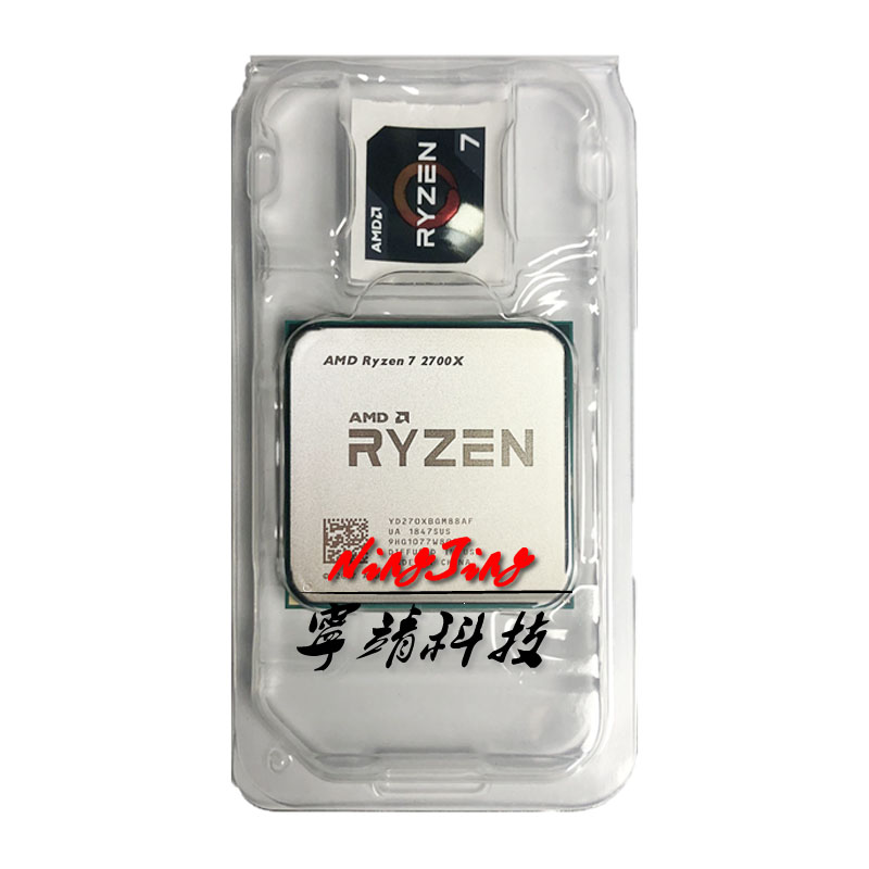 Процессор AMD Ryzen 7 2700X R7 2700X YD270XBGM88AF 8-ядерный, 16-поточный ЦПУ, 3,7 ГГц, L2 = 4 МБ, L3 = 16 Мб, 105 Вт, разъем AM4