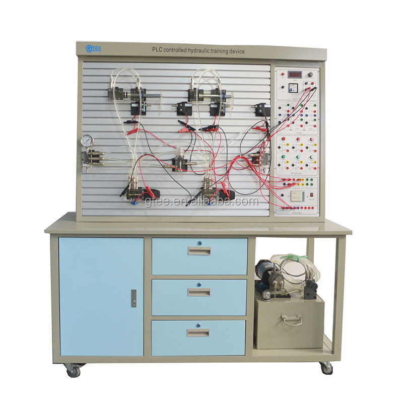 Transparent PLC control trainer  vocational hydraulic training equipment