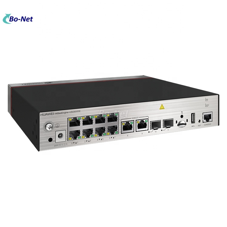 USG6307E-AC 10-Порт Gigabit GE электрический интерфейс 2 гигабитные оптические малых предприятий AI VPN брандмауэр защитная сетка