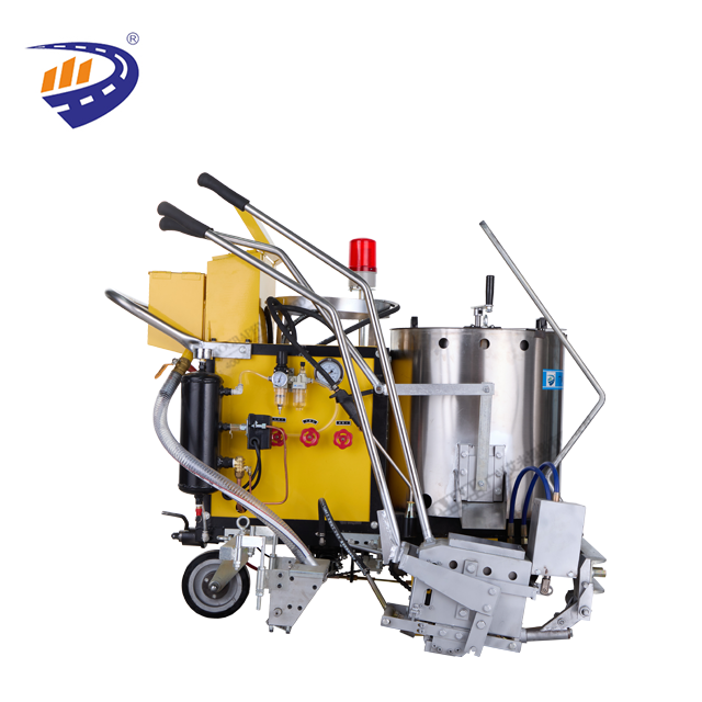 China factory DWM Electronic Automatic walking convex oscillating push Hot melt road marking machine