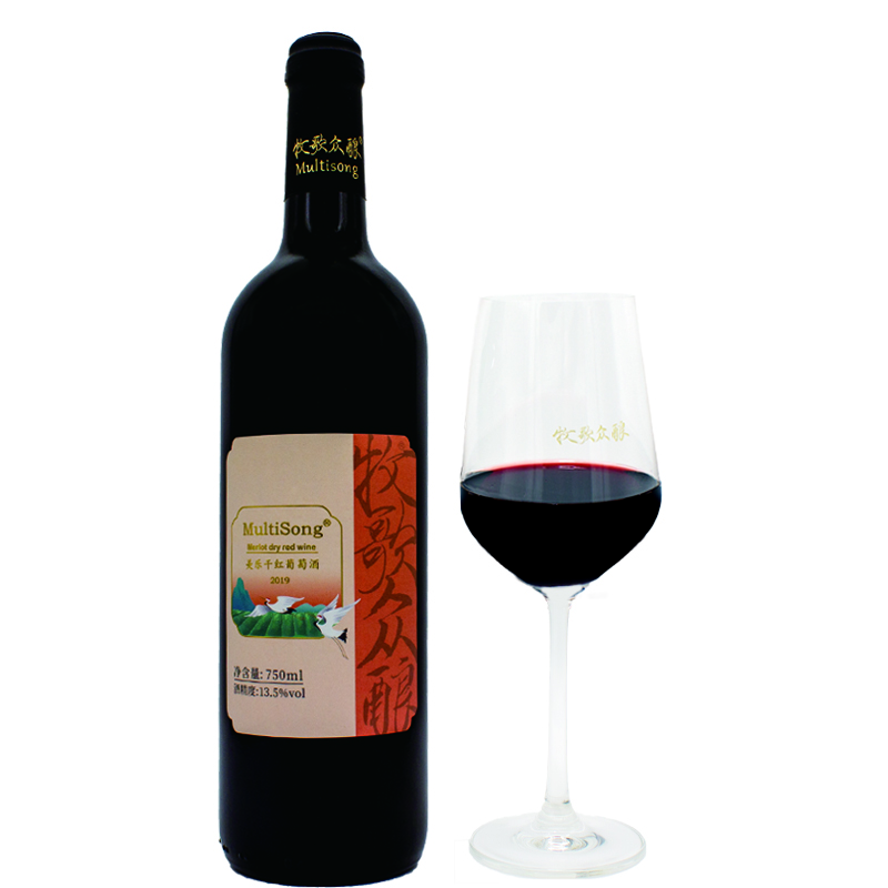 Прямая поставка, сухие красные вина Merlot, 13.5% спиртовых вина 750 мл, красное вино в винной бутылке