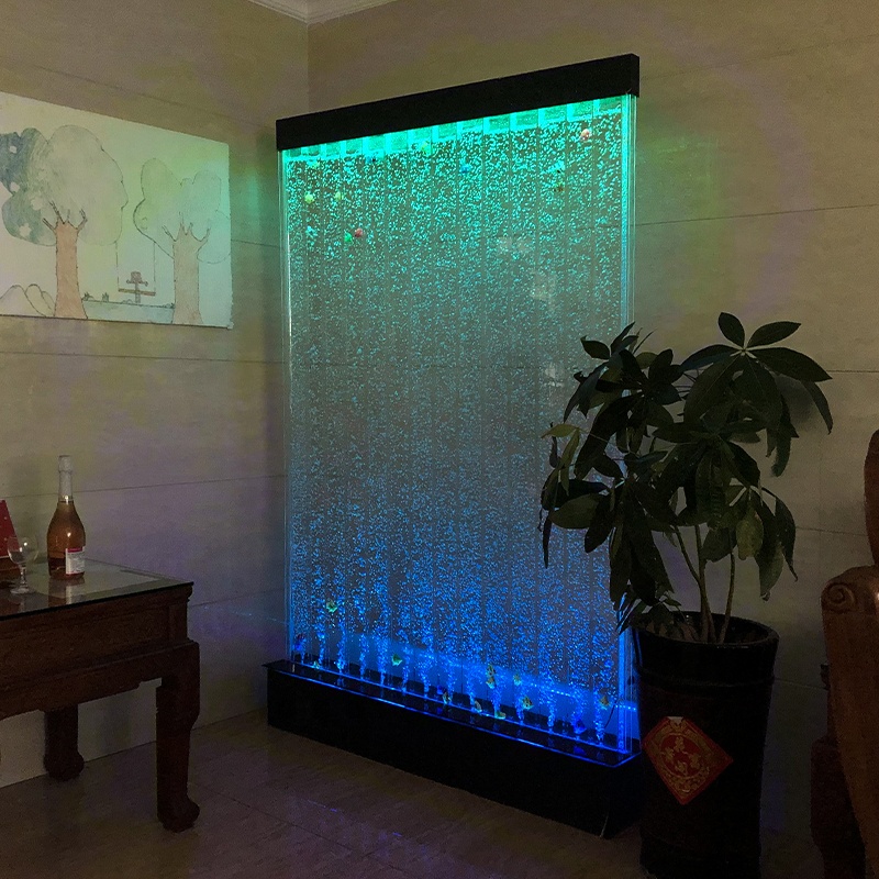 Популярная домашняя мебель LED RGB цвета воды пузырчатая панель стены