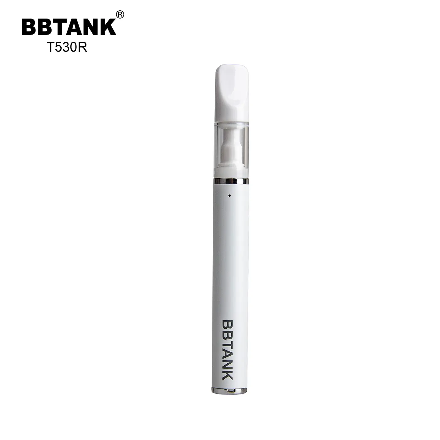 BBTANK T530R Custom Logo Printing Thick Oil Rechargeable Vape Pen Cbd Oil 0.5ml 1ml Full Ceramic E-cigarettes Vaporizer PEN