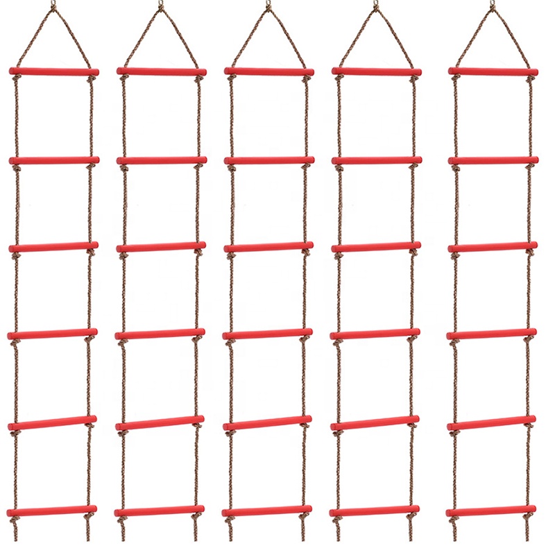 Multi Ladder Platform Climbing Rope Climbing Ladder Hanging Rope Ladder for Indoor Play Set and Outdoor Tree House for Children
