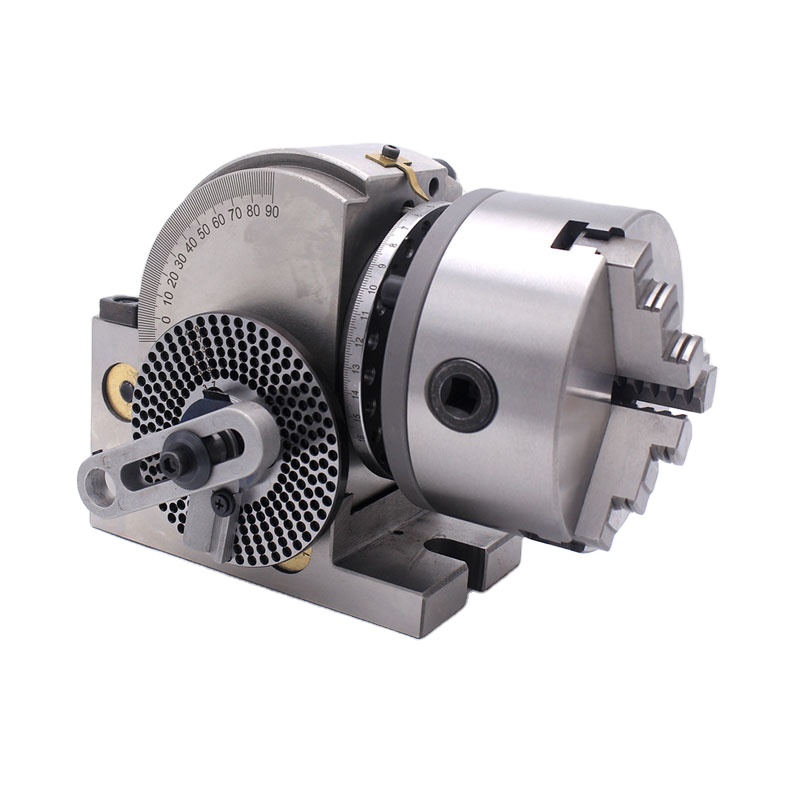 4 Inch/5 Inch Quick Small Simple Vertical Horizontal Manual Indexer Precision Indexing Head Universal Dividing Head