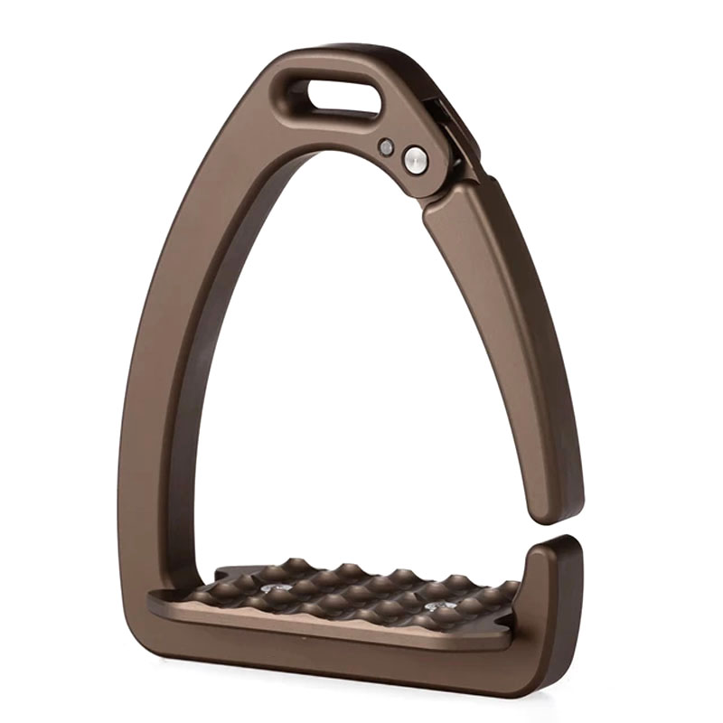 HKAA CNC Factory Wholesale High Quality Stainless Durable Customized Colour Horse Stirrup Equestrian Stirrups For Horse Racing