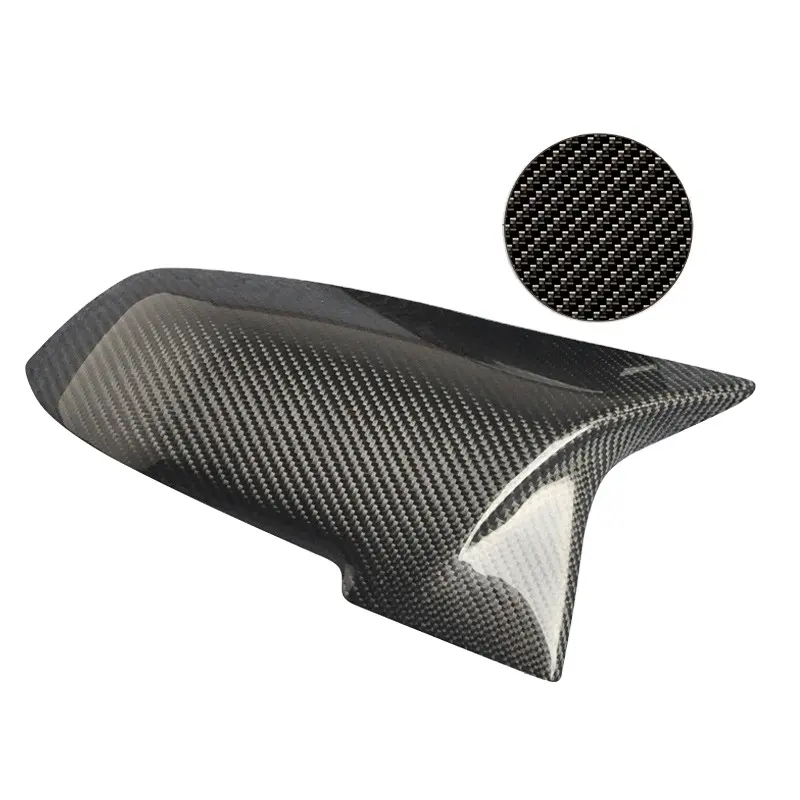 Suitable for BMW 1234 series M2 F30 F32 modified M3 dry carbon fiber rearview mirror shell horn AN cover