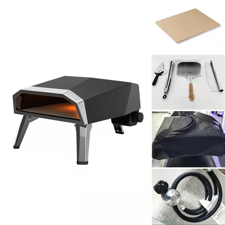 Cheaper price 1 MOQ outdoor foldable gas pizza oven for barbecue picnic camping