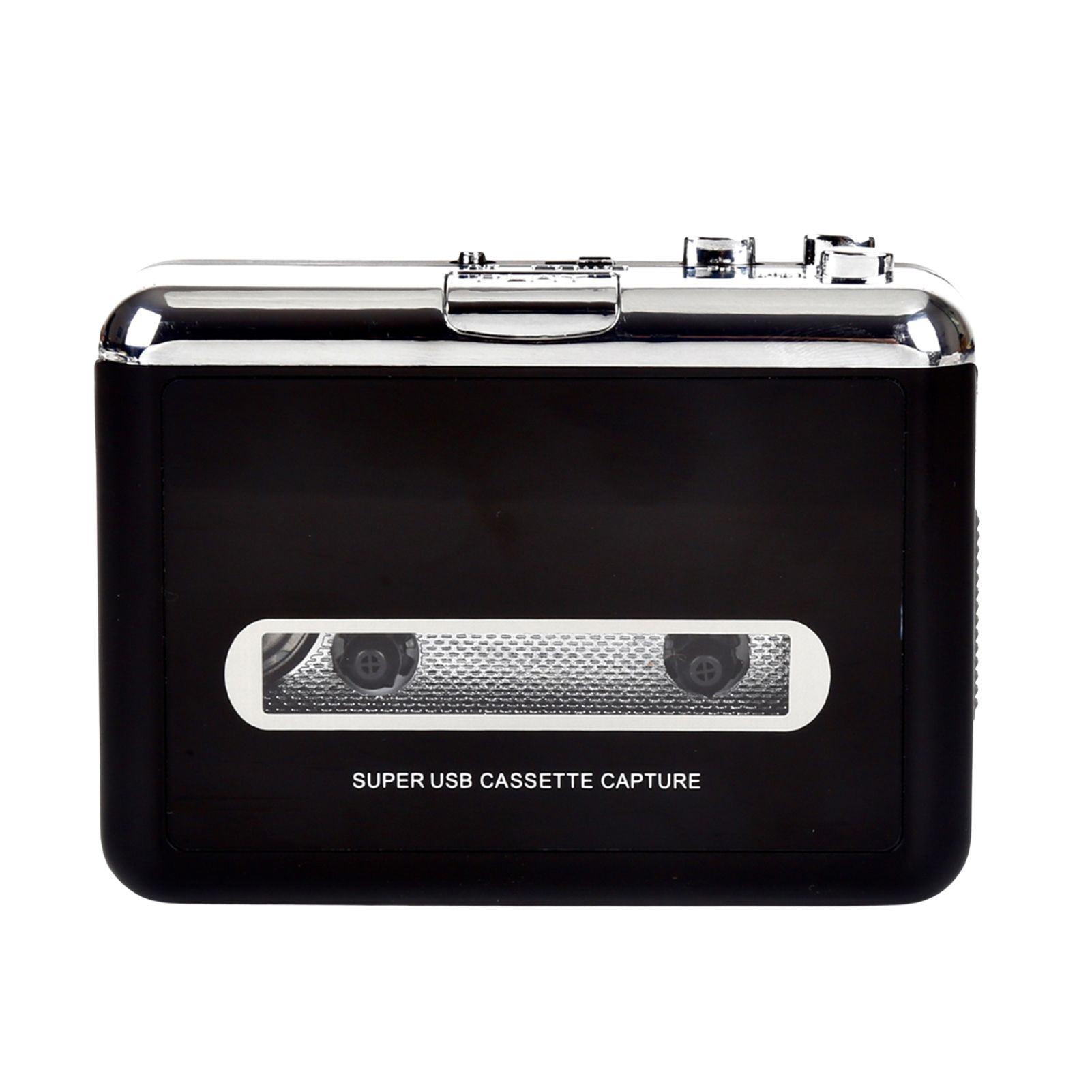 Portable Cassette to MP3 Player Mini USB Tape Player with Detachable Loudspeaker 3.5mm AUX Input Cassette Capture Compa