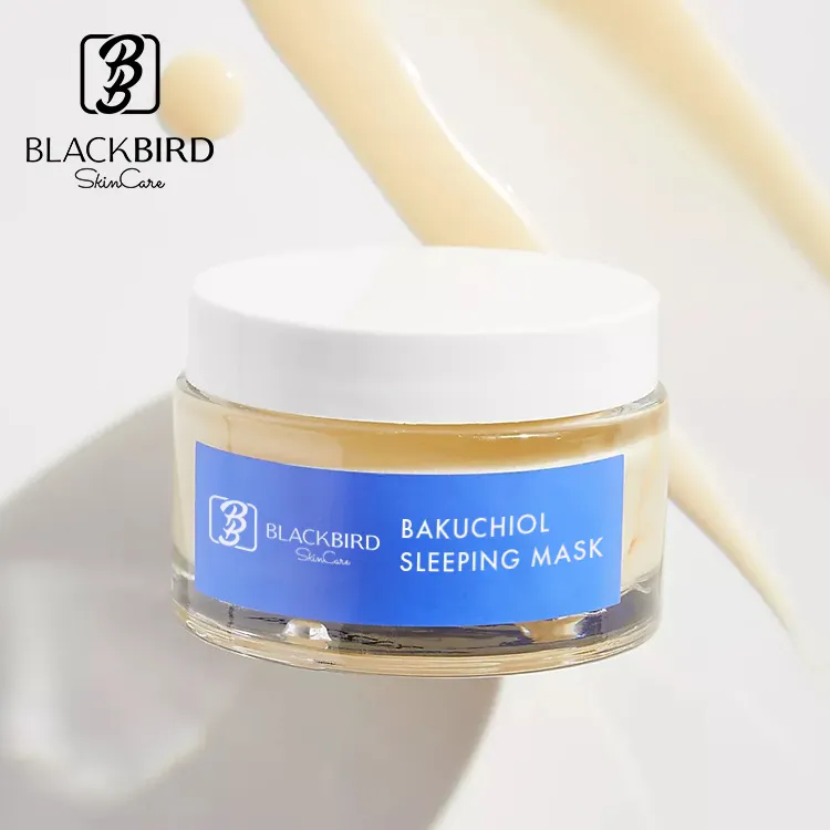 Private Label Skincare Hydrating Bakuchiol Sleeping Face Mask Dark Spot Remover Anti-Wrinkle Face Mask Moisturizing Facial Mask
