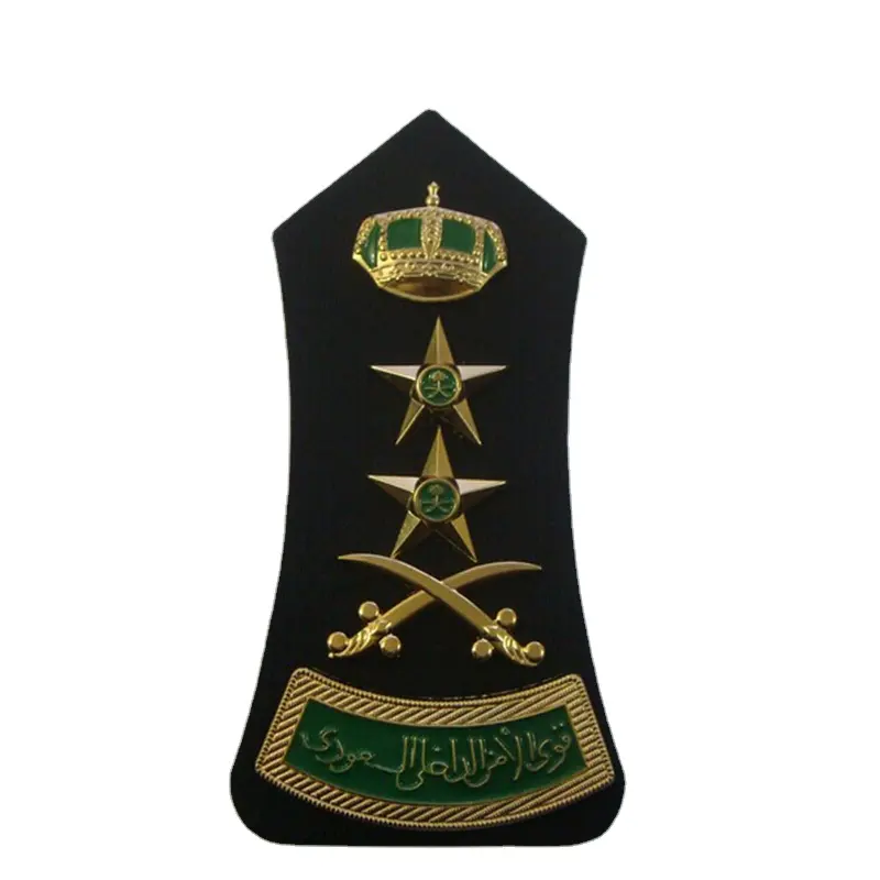 High quality SA coherer badge Rank Shoulder Emblem  Badges Sew-on Badges Customized Shape