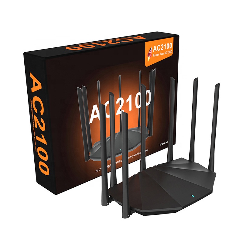 Tenda AC23 AC2100 двухдиапазонный гигабитный Wi-Fi роутер 2033M 2,4 ГГц/5 ГГц сетевой расширитель WiFi роутер