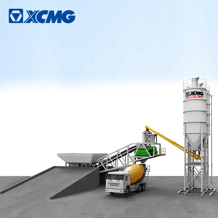 Производитель XCMG, цементный смеситель HZS75KY 75m 3/h, передвижная бетоносмесительная установка, цена