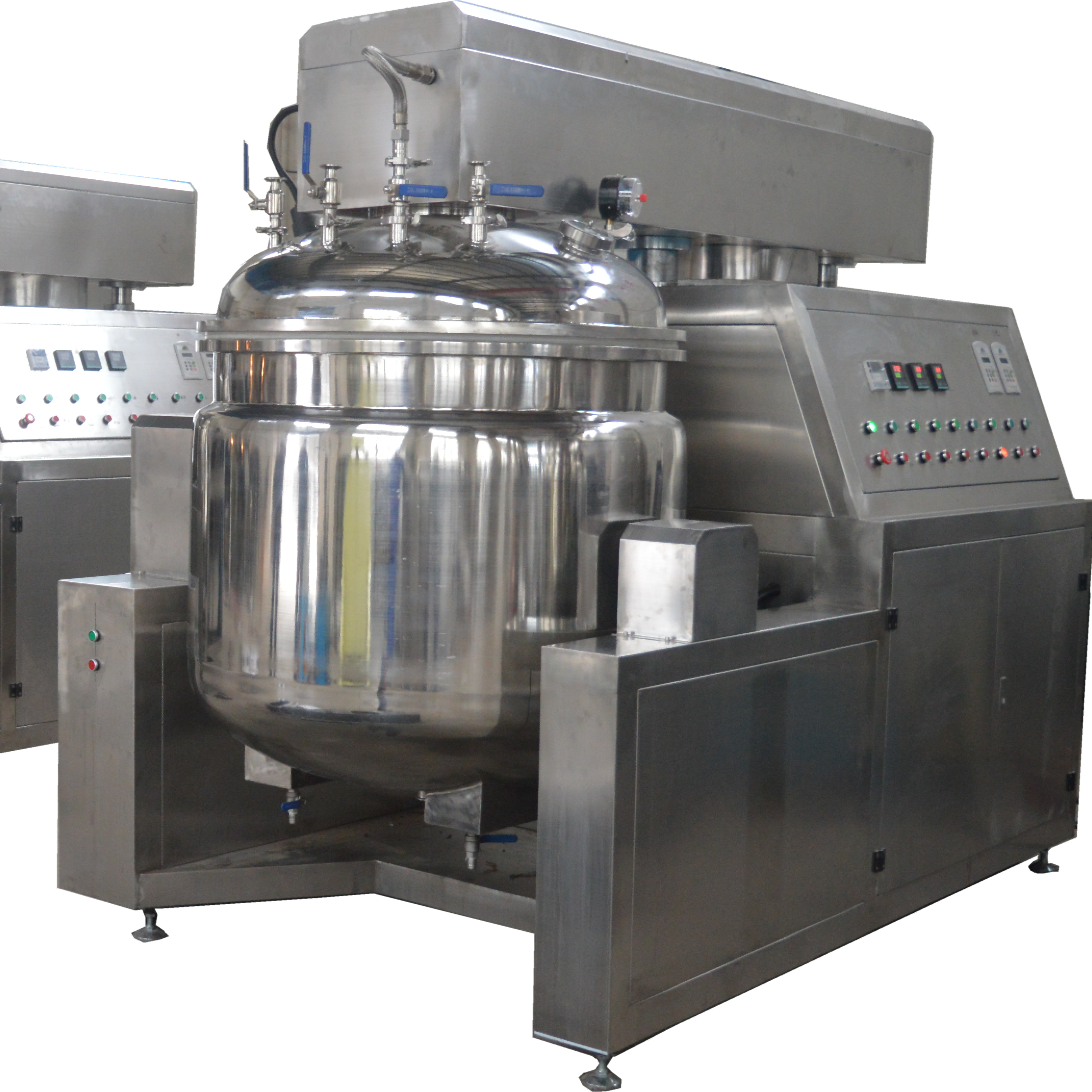 Cosmetic toothpaste ointment stirring vacuum homogenizing emulsifying machine