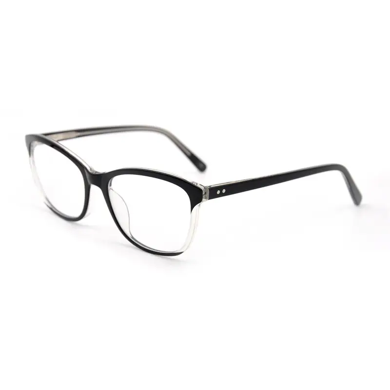 Custom High Quality Trendy Cat Eye Eyewear Acetate Women Optical Glasses Frames