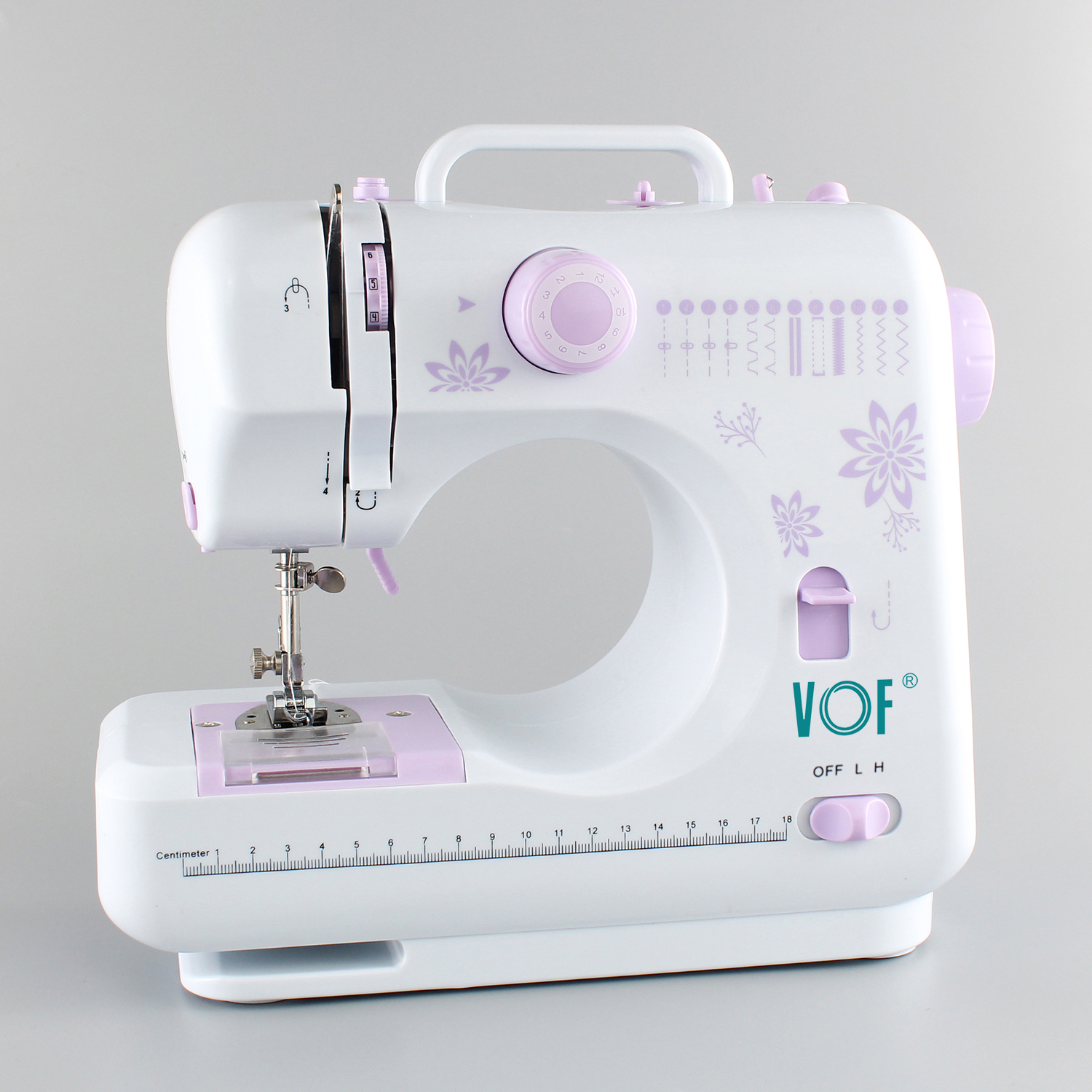 VOF 2020 New Design FHSM-505G Homeuse Multifunction Mini Sewing Machine with 12 Stitches