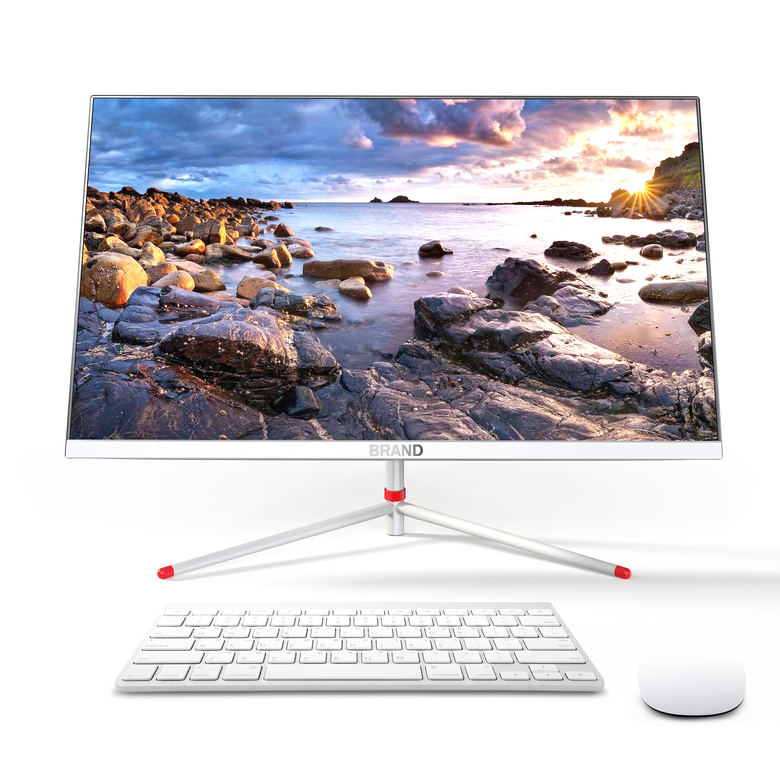 Oem бренд Ups Core Aio ноутбуки I3 I5 I7 Офисный бизнес игровой компьютер с сенсорным экраном моноблок Barebone Настольный компьютер все в одном