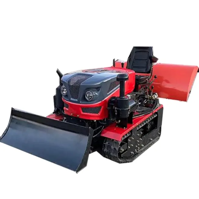 Farm sells small 35 horsepower diesel rubber crawler tractors suitable for all kinds of road surfaces