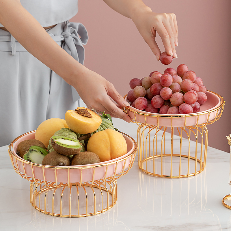 OSBORN creative ceramic fruit snack plate home use with Shelf