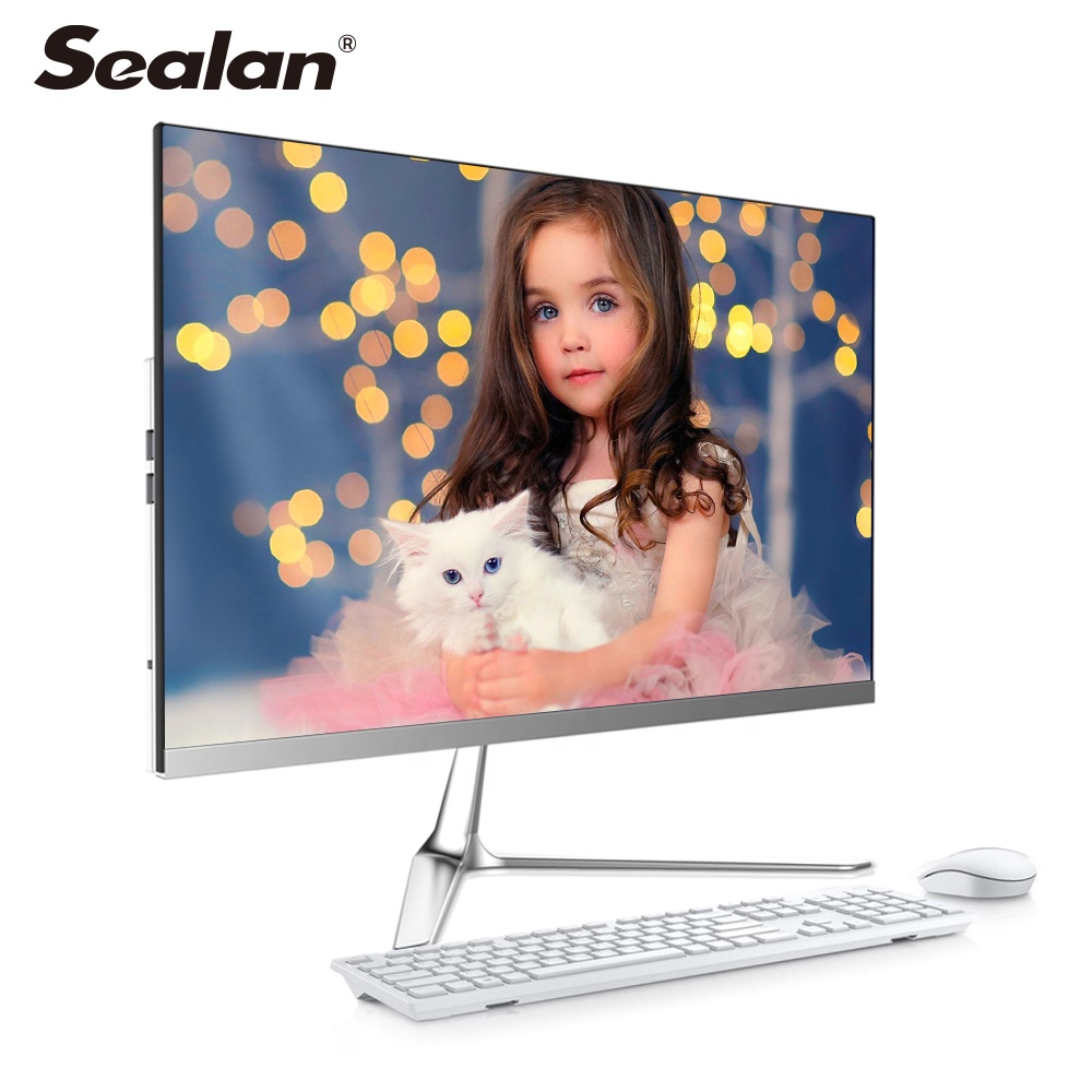 SEALAN 19,1 дюймовый aio ПК все в одном настольный компьютер цена ssd i3-330 2,53 ГГц 8 ГБ ddr3 120G SSD мини настольный ПК