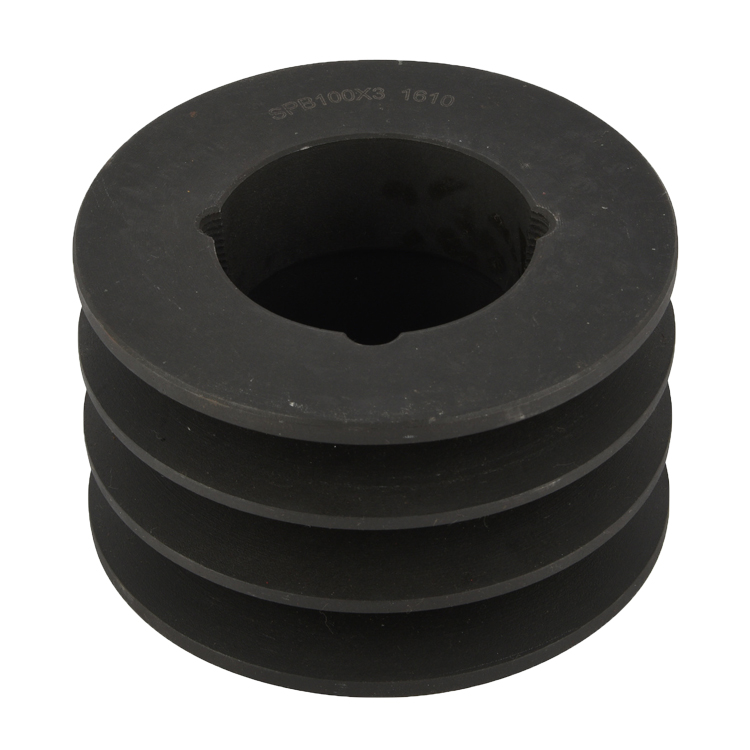 Professional manufacture black timing belt pulley gear belt motor pulley