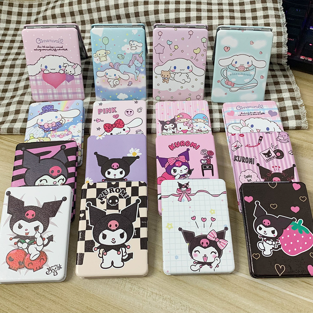 Junhui N23 Kawaii Kuromi моя мелодия складное ручное зеркало складное зеркало прекрасное карманное зеркало девушка